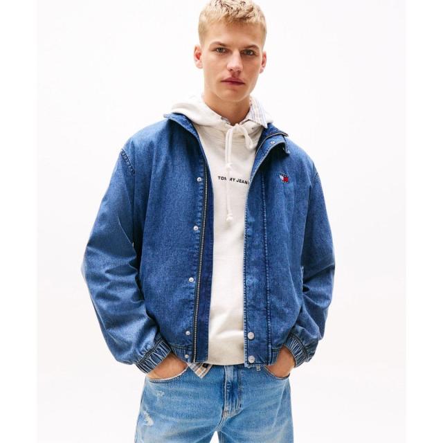 トミー ジーンズ（ JEANS）/シャンブレーロゴカラージャケット