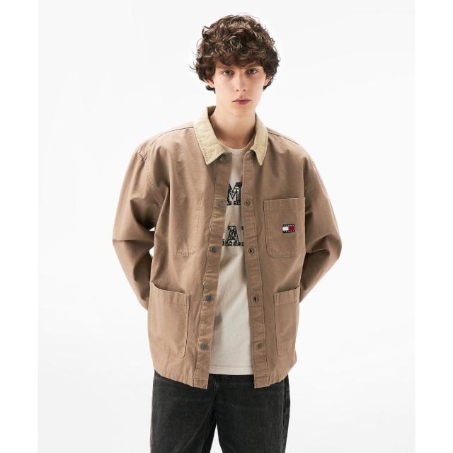 トミー ジーンズ（TOMMY JEANS）/キャンバスコーデュロイオーバーシャツ_1