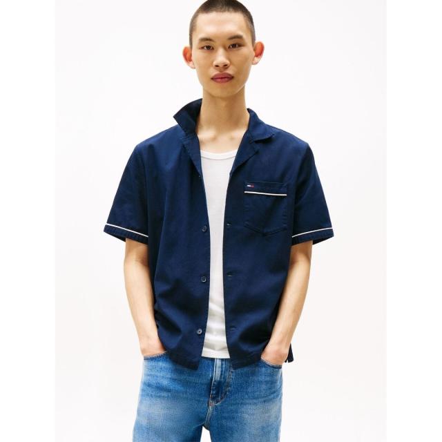 トミー ジーンズ（TOMMY JEANS）/キャンプカラーショートスリーブシャツ