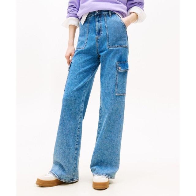 トミー ジーンズ（ JEANS）/ハイライズワイドカーゴジーンズ