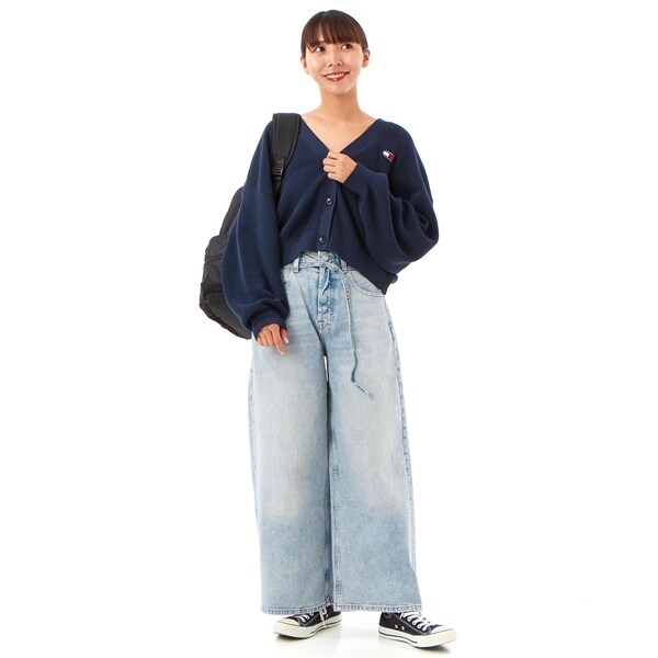トミー ジーンズ（TOMMY JEANS）/フラッグバッジカーディガンの通販は 