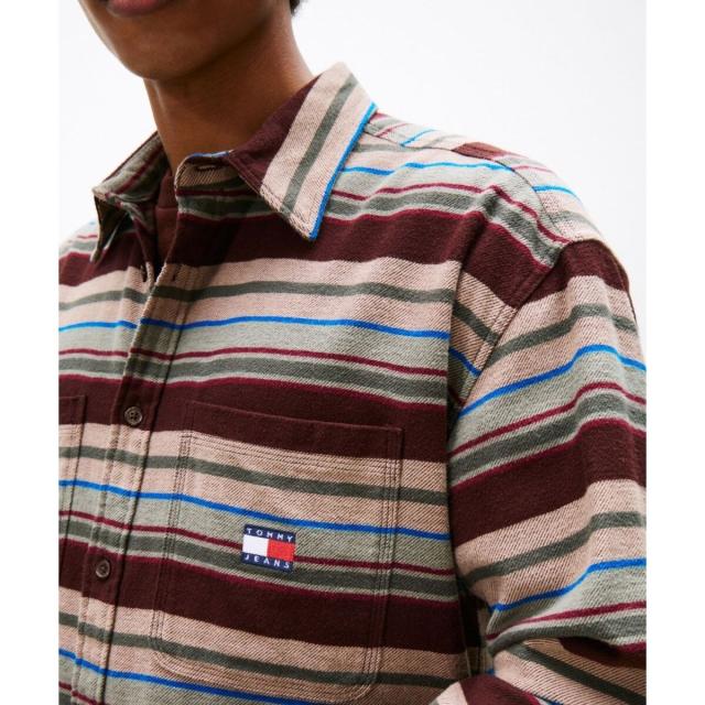 トミー ジーンズ（TOMMY JEANS）/ユーティリティフランネルオーバーサイズシャツ_1