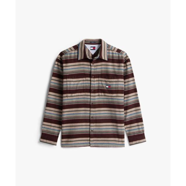 トミー ジーンズ（TOMMY JEANS）/ユーティリティフランネルオーバーサイズシャツ_4