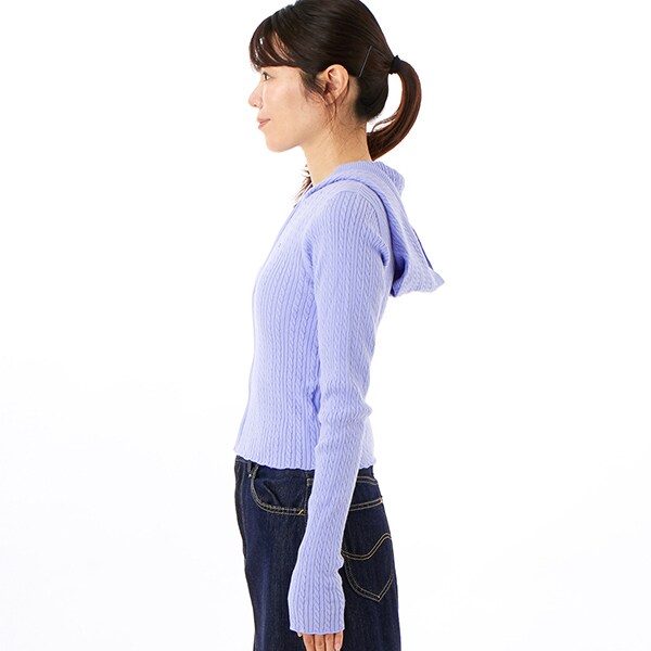 トミー ジーンズ（TOMMY JEANS）/フードジップアップカーディガン