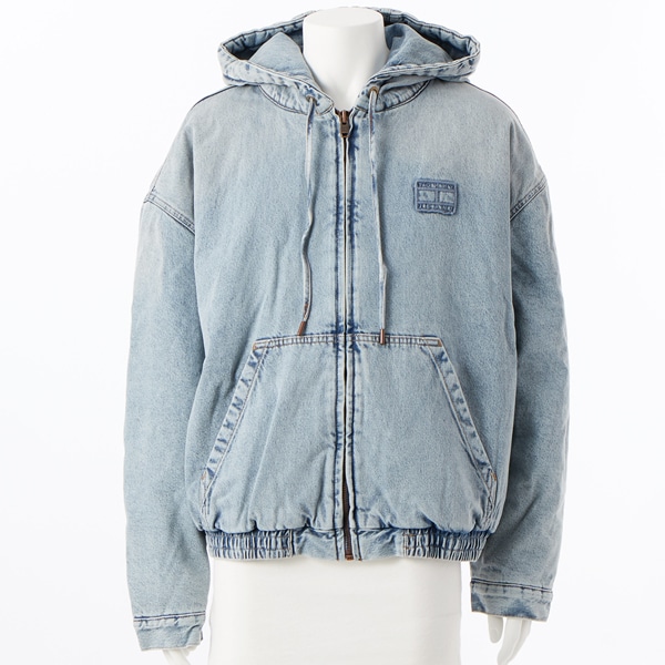 トミー ジーンズ（ JEANS）/デニムパデッドフードジャケット
