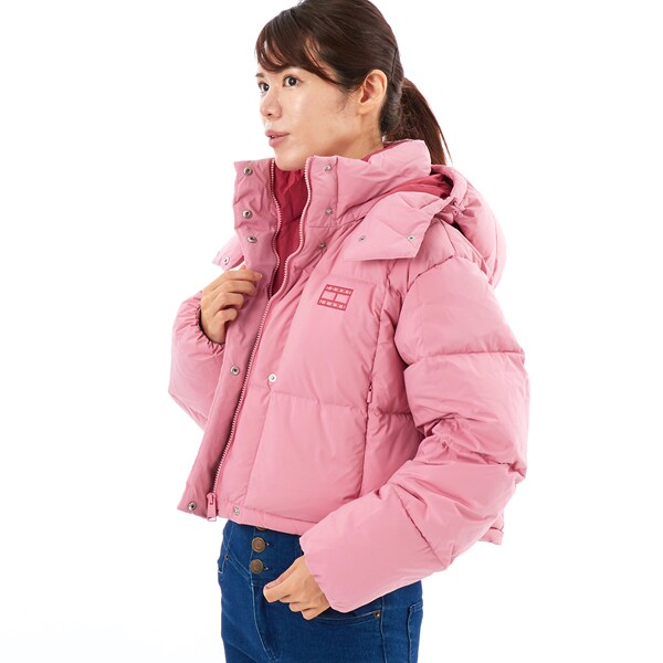 トミー ジーンズ（TOMMY JEANS）/アラスカグリッドクロップドダウン 