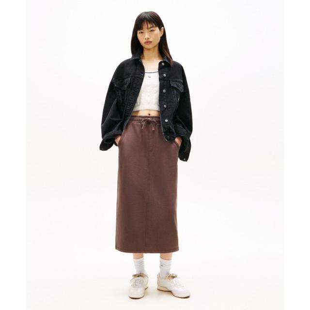 【NEW】トミー ジーンズ（TOMMY JEANS）/クレアミディスウェットスカート