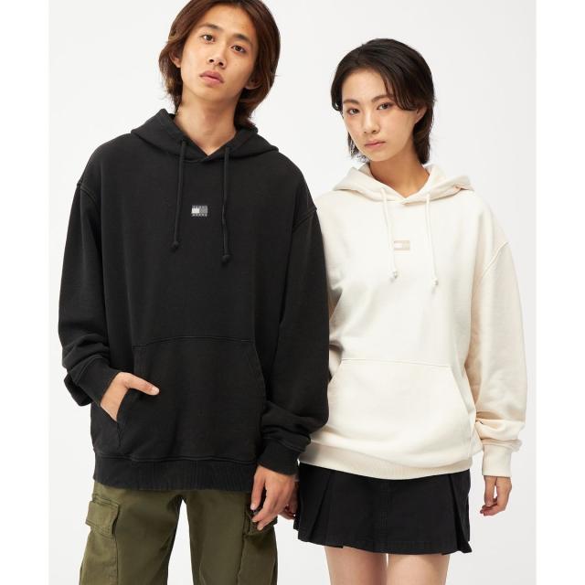 トミー ジーンズ（TOMMY JEANS）/リラックスオーバーダイフラッグパーカー