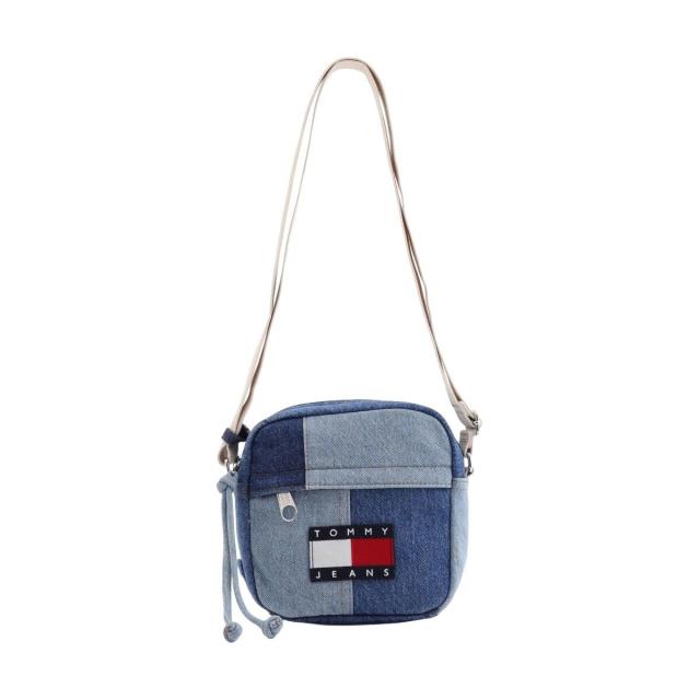 トミー ジーンズ（TOMMY JEANS）/デニムパッチワークリポーターバッグ