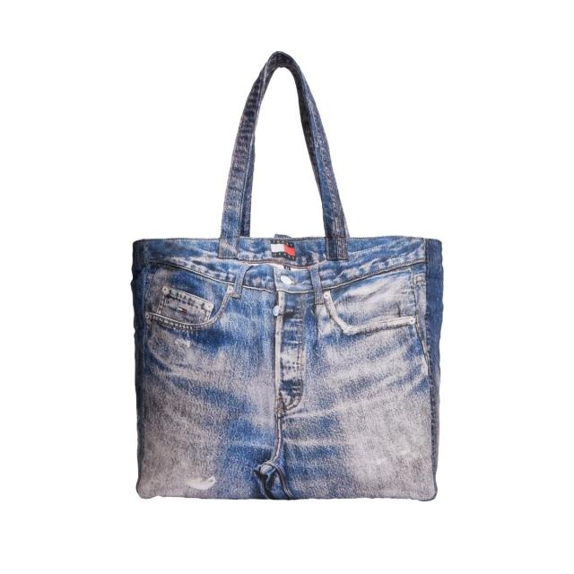 【NEW】トミー ジーンズ（TOMMY JEANS）/トロンプルイユトートバッグ