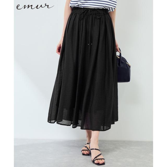 ロペピクニック（ROPE’ PICNIC）/【emur/エミュール】シアーリネンタンブラーイージースカート