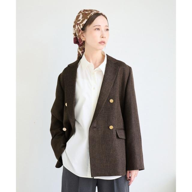 ロペピクニック（ROPE' PICNIC）/スリートーンツイードジャケット