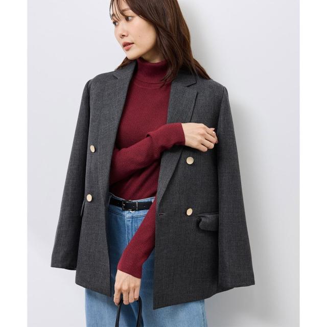 ロペピクニック（ROPE' PICNIC）/スリートーンツイードジャケット