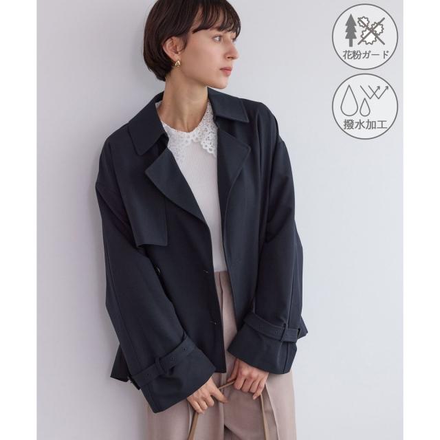 ロペピクニック（ROPE' PICNIC）/ショート丈トレンチコート/撥水・花粉