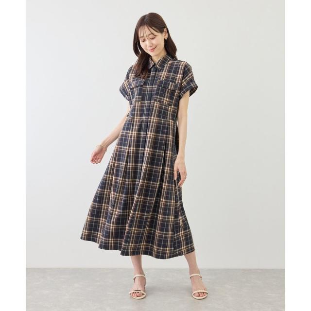 【新品】ロペピクニック　アウトポケットシャツコンシャスワンピース ロペピクニック（ROPE' PICNIC）/アウトポケットシャツコンシャス