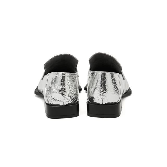【美品】オデットエオディール エナメルローファー 24.5 極美品 オデットエオディール 厚底 エナメル ビット タッセル