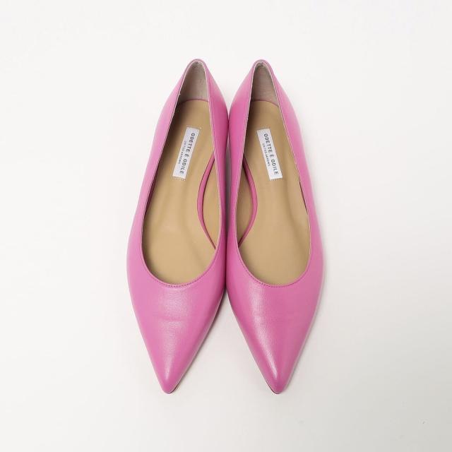 オデットエオディールのリボンフラットパンプス ODETTE E ODILE｜オデット エ オディールのパンプス（リボン