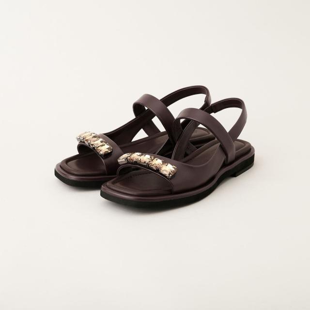 オデットエオディール ビジュー付サンダル 超美品オデットエオディール