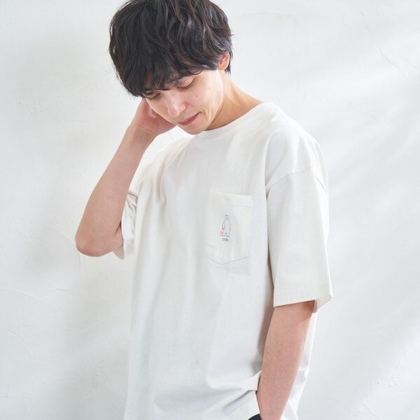 コーエン レディース ロングTシャツホワイト