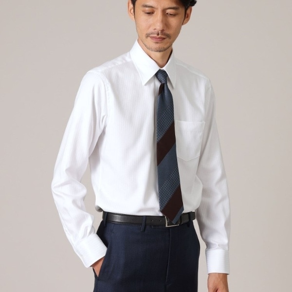タケオキクチ（TAKEO KIKUCHI）/【Made in JAPAN】ドビーストライプ ドレス シャツ