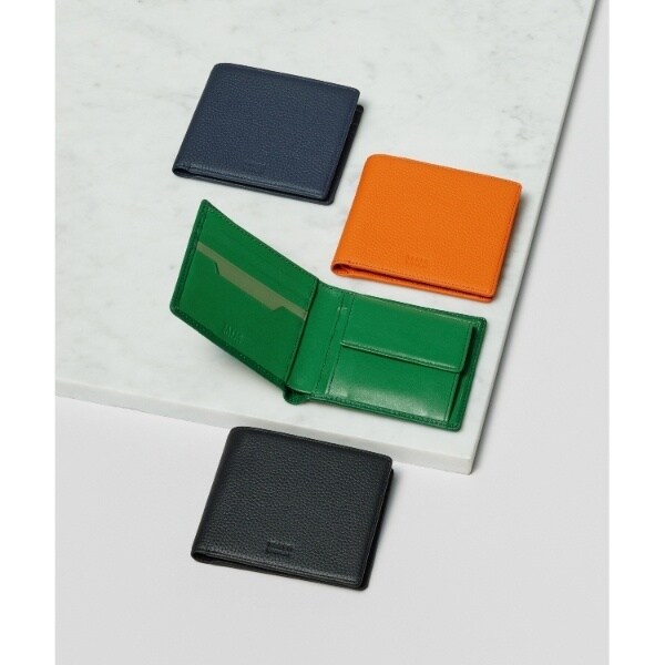 タケオキクチ（TAKEO KIKUCHI）/ソフトシュリンクレザー 二つ折り財布