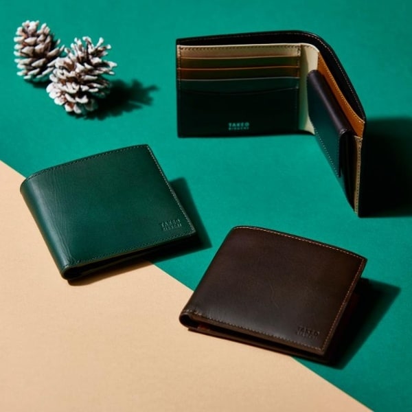 タケオキクチ（TAKEO KIKUCHI）/アンティーク調レザー 2つ折り財布