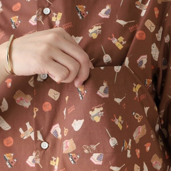 タケオキクチ（TAKEO KIKUCHI）/和小物 総柄 シャツの通販はau PAY