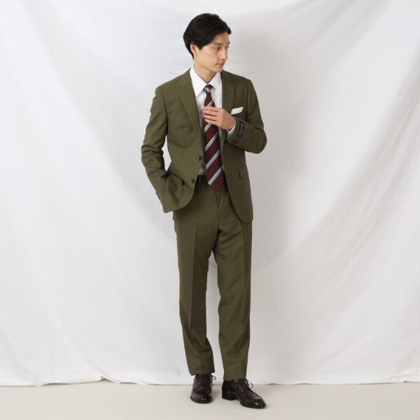 タケオキクチ（TAKEO KIKUCHI）/【DORMEUIL】リップストップ カラー スーツ