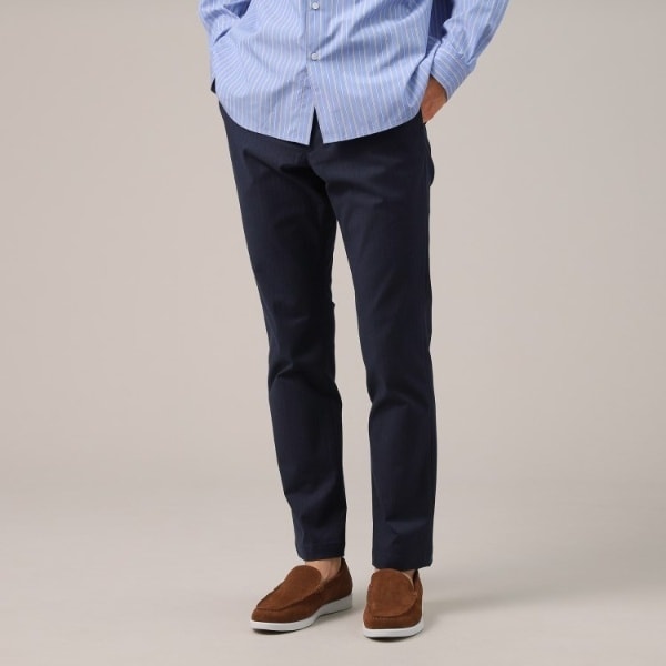 タケオキクチ（TAKEO KIKUCHI）/【Made in JAPAN】播州織 ヘリンボン ストレート パンツの通販は