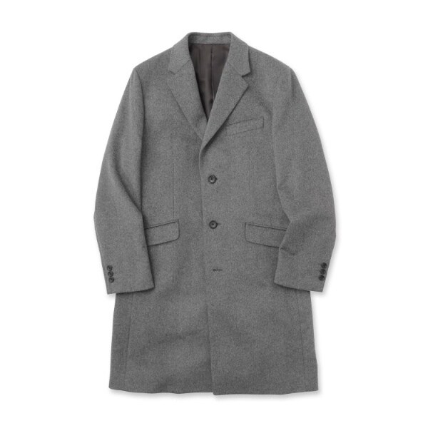 タケオキクチ（TAKEO KIKUCHI）/ウールカシミヤブレンド チェスター