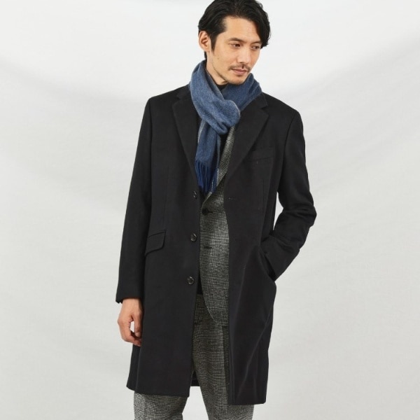 タケオキクチ（TAKEO KIKUCHI）/ウールカシミヤブレンド チェスター