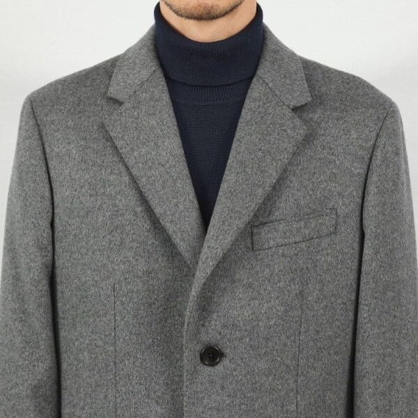 タケオキクチ（TAKEO KIKUCHI）/ウールカシミヤブレンド チェスター