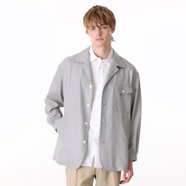 タケオキクチ（TAKEO KIKUCHI）/【THE FLAGSHIP】MAF メッシュ シャツジャケットの通販は