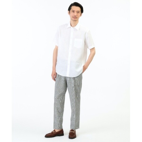 タケオキクチ（TAKEO KIKUCHI）/【THE FLAGSHIP】グレンチェック ツータックパンツの通販は