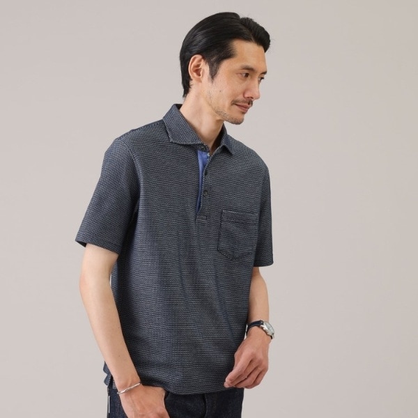 タケオキクチ（TAKEO KIKUCHI）/【抗菌防臭／9色5サイズ展開】ハニカムメランジ ポロシャツ