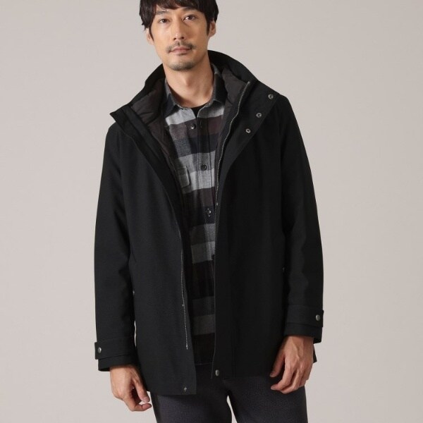 タケオキクチ（TAKEO KIKUCHI）/【3WAY】ドビー ダウンライナー付 ブルゾンの通販は