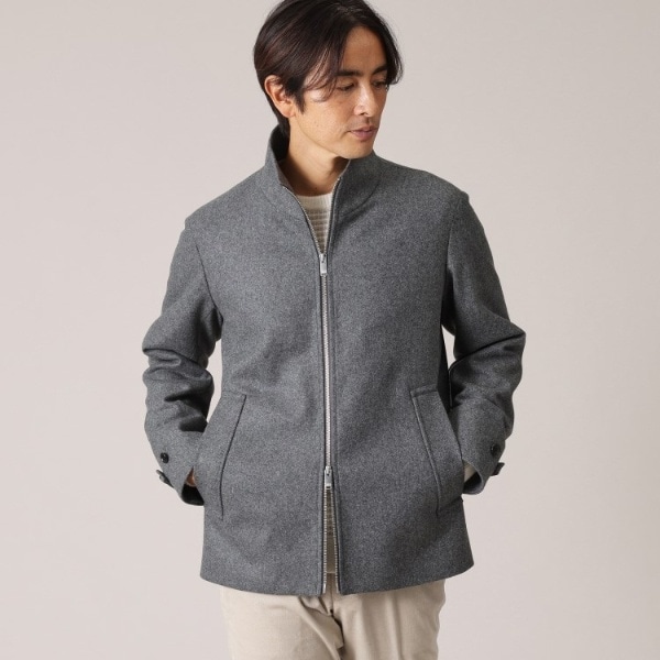 タケオキクチ（TAKEO KIKUCHI）/フルデカメルトン ショートブルゾン