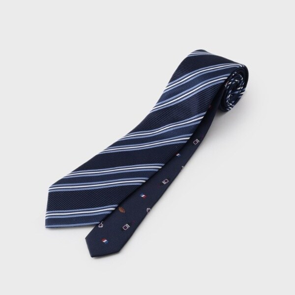 タケオキクチ（TAKEO KIKUCHI）/【会話の増えるネクタイ】ベーシックストライプ　チェンジタイの通販は