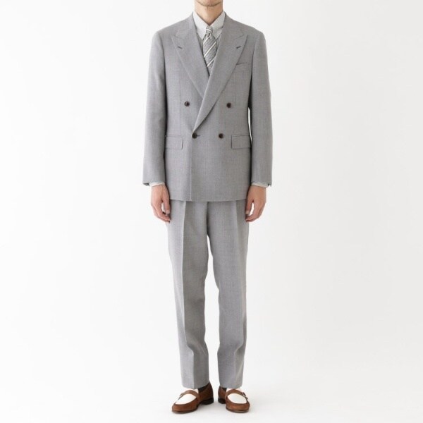 タケオキクチ（TAKEO KIKUCHI）/【THE FLAGSHIP】キューバビーチリネン ダブルブレステッドスーツ