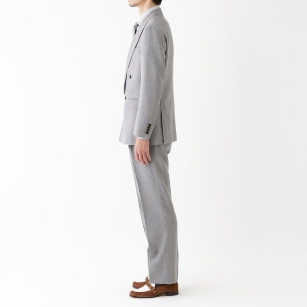 タケオキクチ（TAKEO KIKUCHI）/【THE FLAGSHIP】キューバビーチリネン ダブルブレステッドスーツ