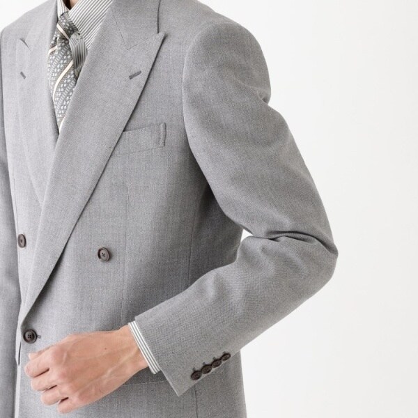 タケオキクチ（TAKEO KIKUCHI）/【THE FLAGSHIP】キューバビーチリネン ダブルブレステッドスーツ