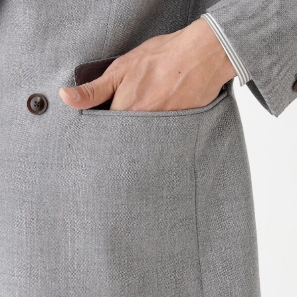 タケオキクチ（TAKEO KIKUCHI）/【THE FLAGSHIP】キューバビーチリネン ダブルブレステッドスーツ