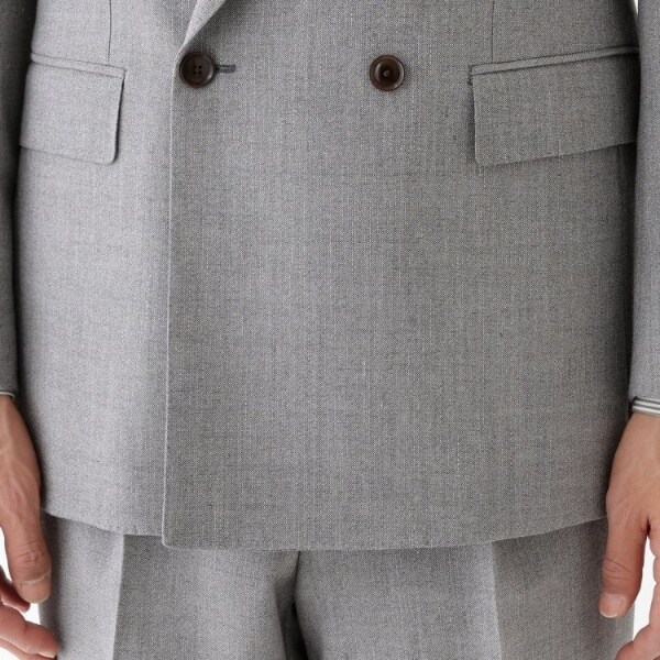 タケオキクチ（TAKEO KIKUCHI）/【THE FLAGSHIP】キューバビーチリネン ダブルブレステッドスーツ