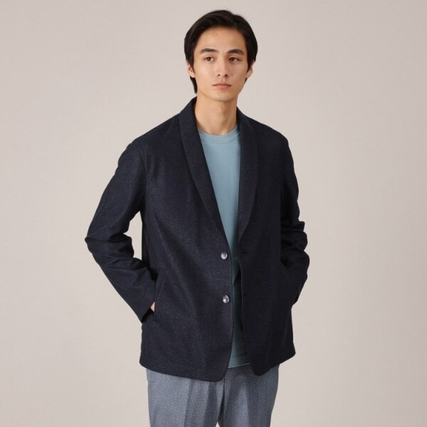タケオキクチ（TAKEO KIKUCHI）/【抗菌防臭】尾州リネンブレンド ドビーメッシュ カーディガン