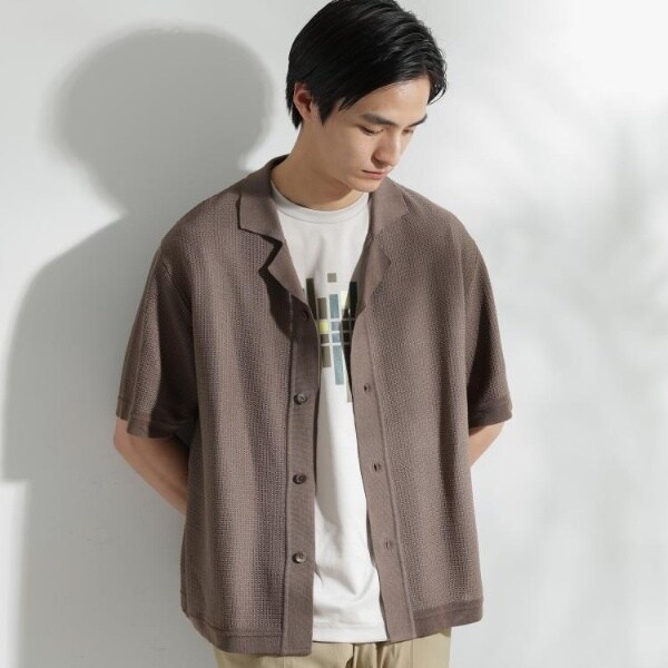 タケオキクチ（TAKEO KIKUCHI）/ニットシャツ カーディガン