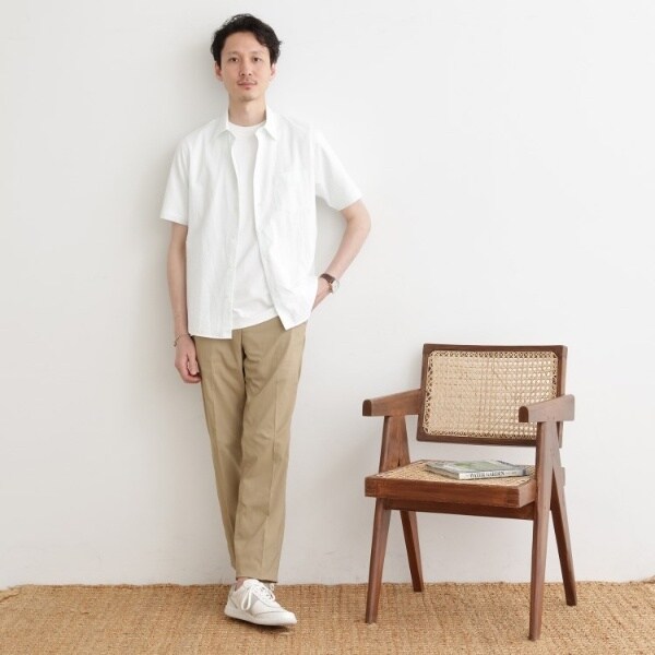タケオキクチ（TAKEO KIKUCHI）/【播州織り】ドビーストレッチシャツ_12