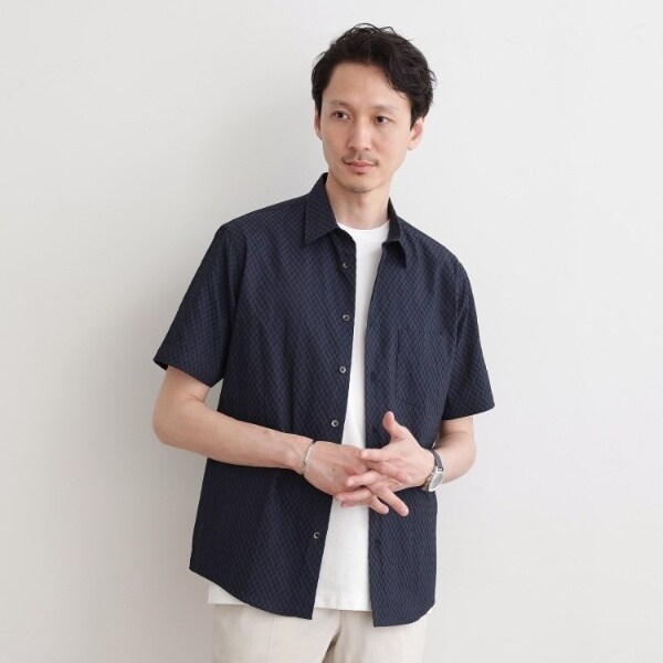 タケオキクチ（TAKEO KIKUCHI）/【播州織り】ドビーストレッチシャツ_16