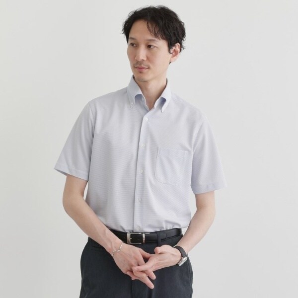 タケオキクチ（TAKEO KIKUCHI）/ユーティリティ ピンヘッド 半袖シャツ