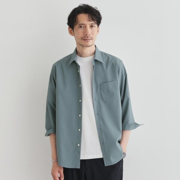タケオキクチ（TAKEO KIKUCHI）/【COOL CITY WEAR】DotAir（R）サッカー シャツ_1