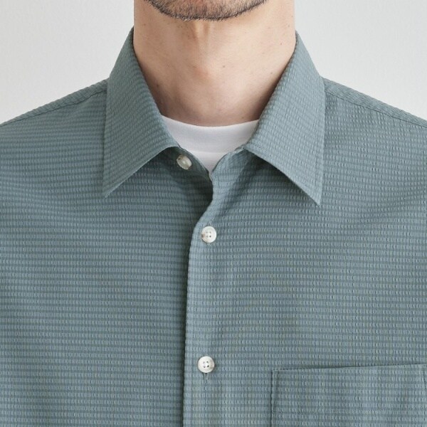タケオキクチ（TAKEO KIKUCHI）/【COOL CITY WEAR】DotAir（R）サッカー シャツ_7